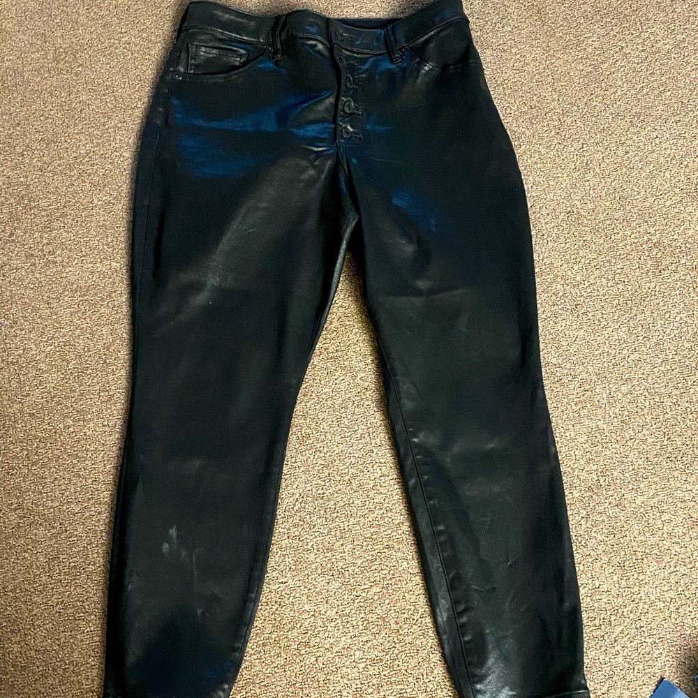Express Coated Ankle Jeans